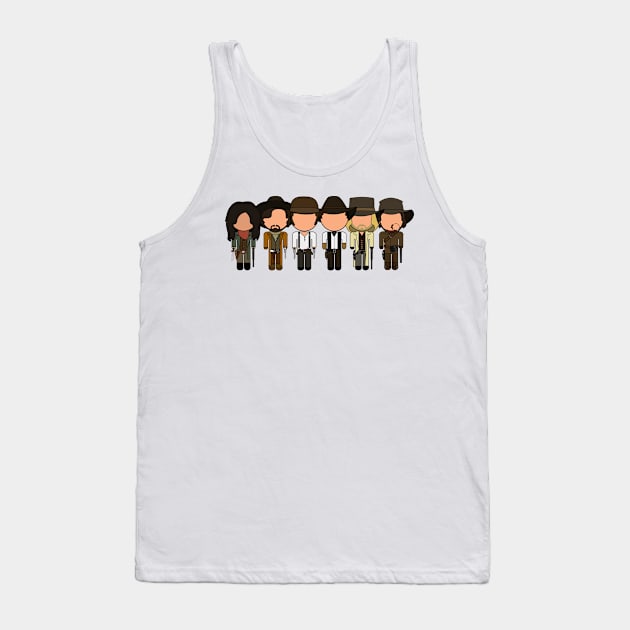 Young Guns Movie Icons - "Vector-Eds" Tank Top by TwistedKoala